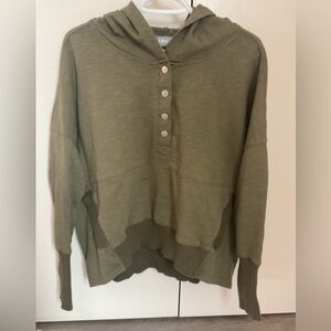 ***Blue b collection  Women's Oversized Hooded Top.